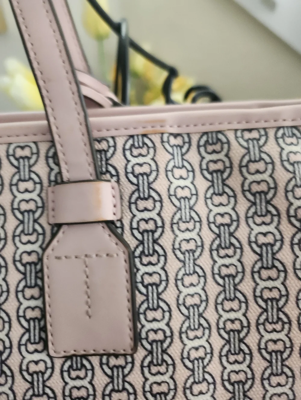 Tory Burch Gemini Link Canvas Small Tote bag